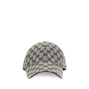Gucci Gray Cotton Cap (Baseball Women's Hat)